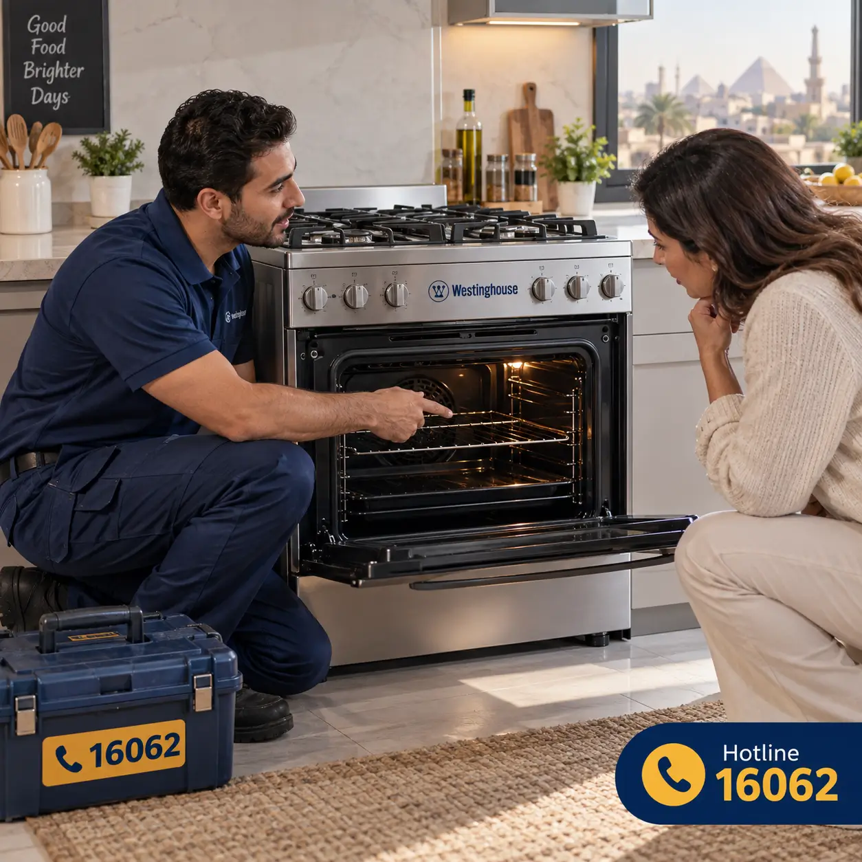 Westinghouse cooker and oven service illustration
