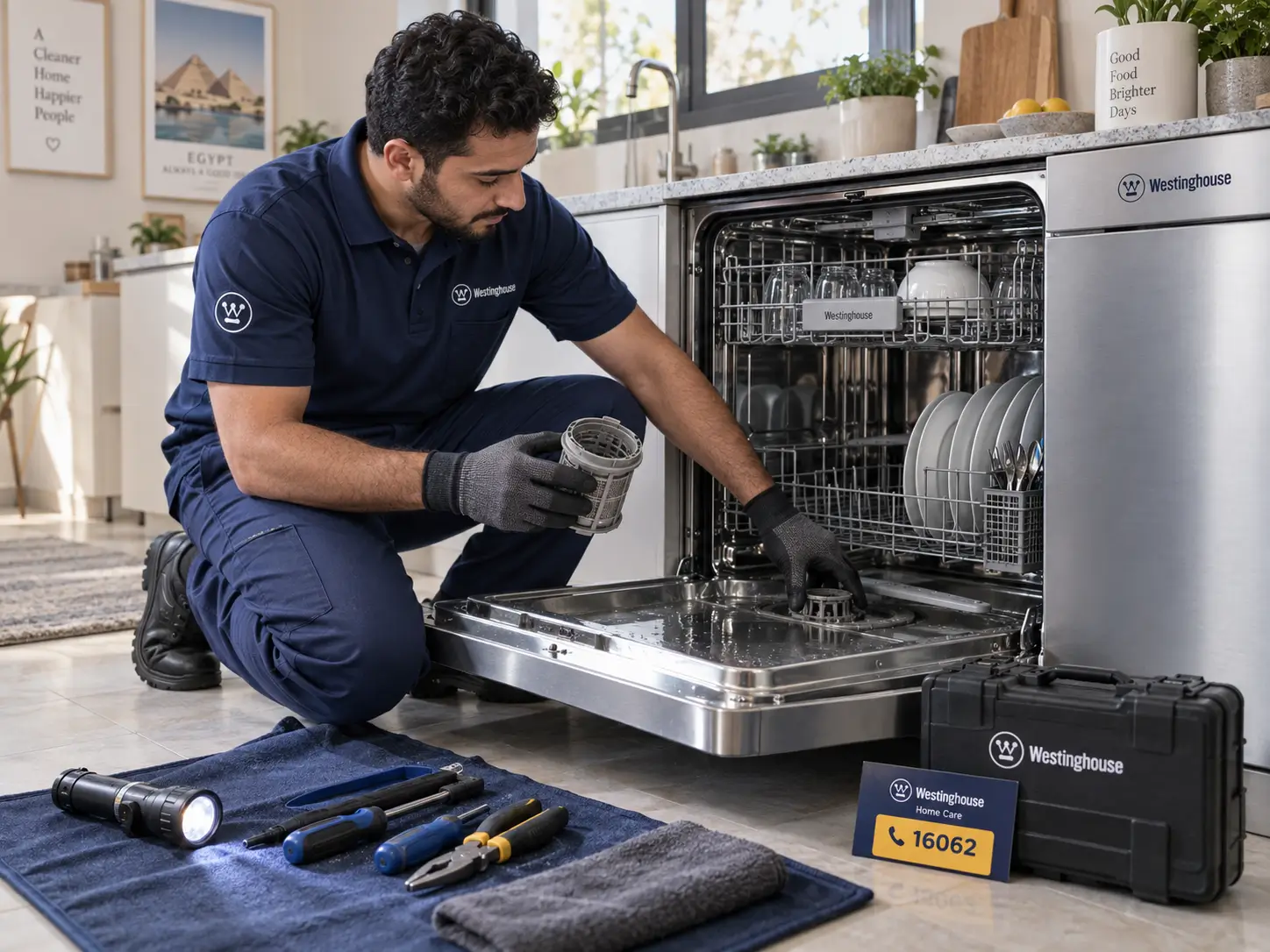 Assessment of a dishwasher
