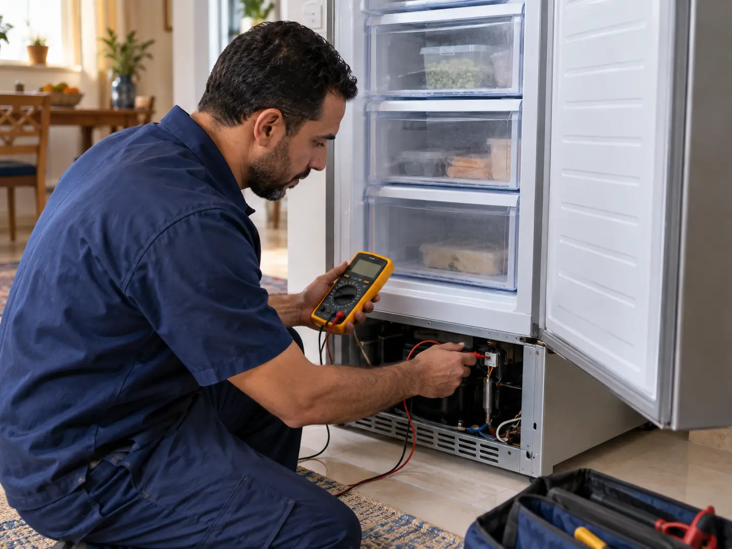 Assessment of a deep freezer