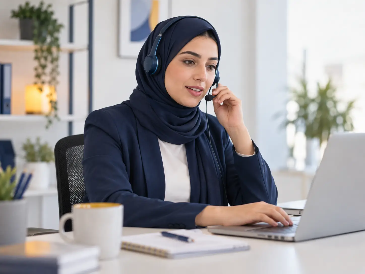 Customer service agent logging a Westinghouse repair request